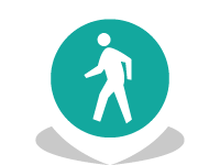 Corridor Safety Icon
