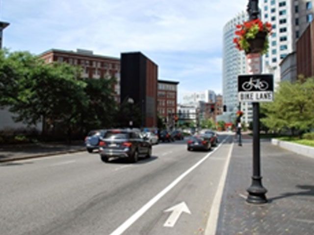 Bike lane example 1