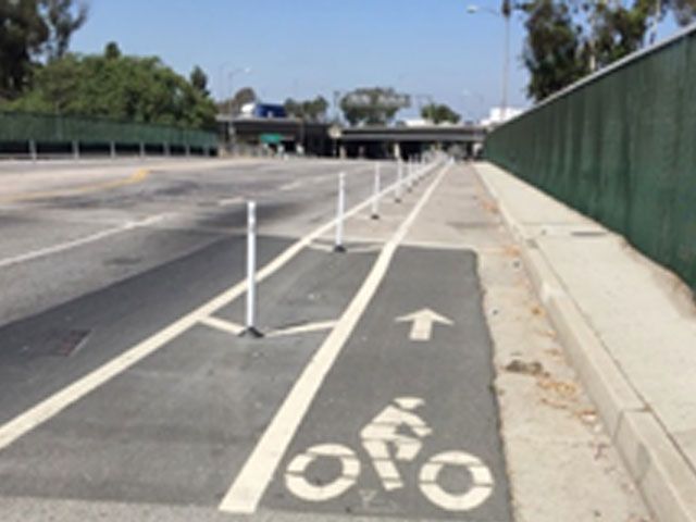 Buffered bike lane example 2
