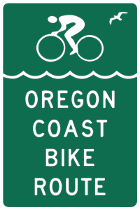Coast Bike Route Sign